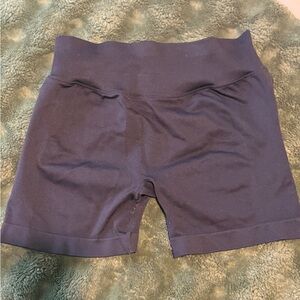 Women's black scrunch butt biker  Shorts